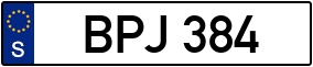 Truck License Plate